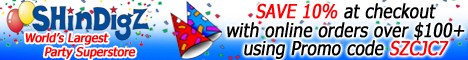 ShindigZ Promotional Codes - Coupons, Coupon Codes and Promotions for ShinDigz.com